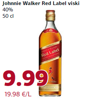 Allahindlus - Johnnie Walker Red Label viski