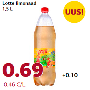 Allahindlus - Lotte limonaad 1,5 L