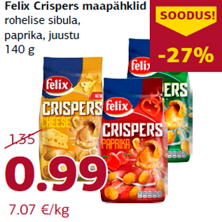 Allahindlus - Felix Crispers maapähklid