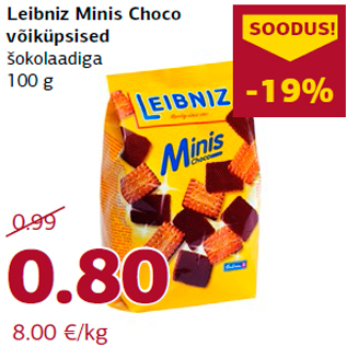 Allahindlus - Leibniz Minis Choco võiküpsised