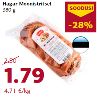 Allahindlus - Hagar Moonistritsel 380 g