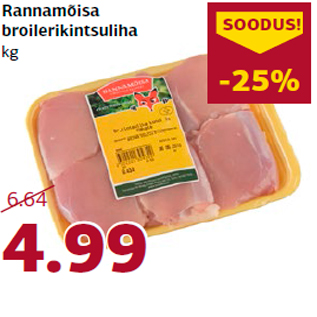 Allahindlus - Rannamõisa broilerikintsuliha kg