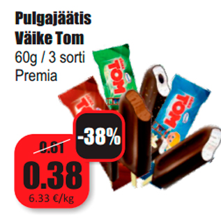 Allahindlus - Pulgajäätis Väike Tom