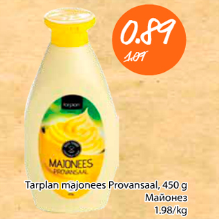 Allahindlus - Tarplan majonees Provanasal, 450 g