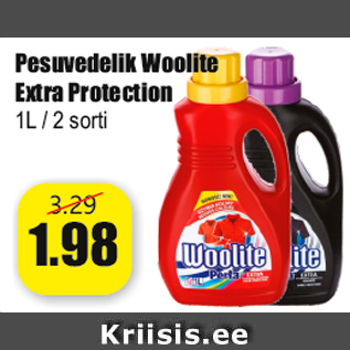 Allahindlus - Pesuvedelik Woolite Extra Protection