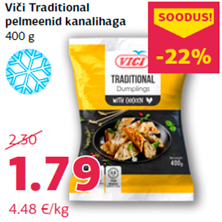 Allahindlus - Viči Traditional pelmeenid kanalihaga 400 g