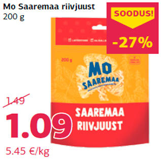 Allahindlus - Mo Saaremaa riivjuust 200 g