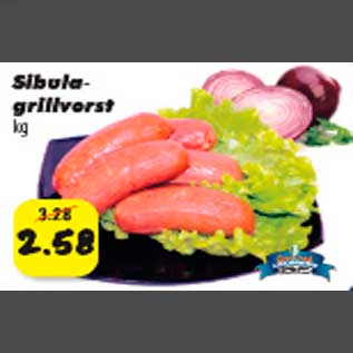 Allahindlus - Sibula-grillvorst kg