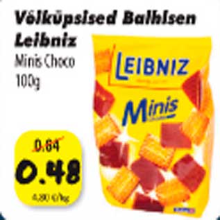 Allahindlus - Võiküpsised Balhlsen Leibniz 100g