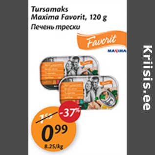 Allahindlus - Tursamaks Maxima Favorit, 120 g