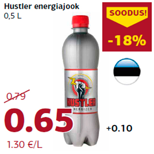 Allahindlus - Hustler energiajook 0,5 L