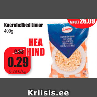 Allahindlus - Kaerahelbed Limor 400 g