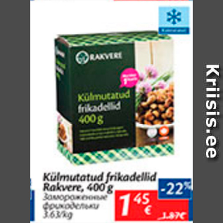 Allahindlus - Külmutatud frikadellid Rakvere, 400 g