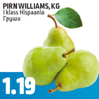 Allahindlus - PIRN WILLIAMS, KG