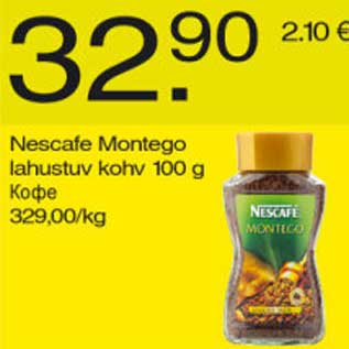 Allahindlus - Nescafe Montego lahustuv kohv