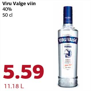 Allahindlus - Viru Valge viin 40% 50 cl