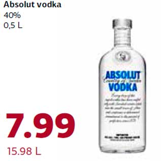 Allahindlus - Absolut vodka