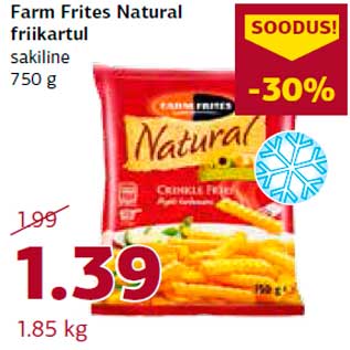 Allahindlus - Farm Frites Natural friikartul