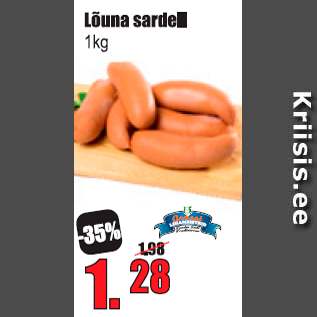 Allahindlus - Lõuna sardell 1 kg