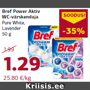 Allahindlus - Bref Power Aktiv WC-värskendaja