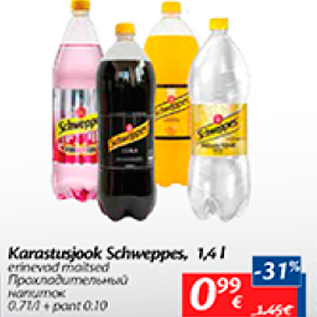 Allahindlus - Karastusjook Schwepps, 1,4 l