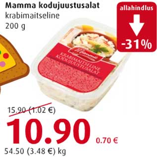 Allahindlus - Mamma kodujuustusalat