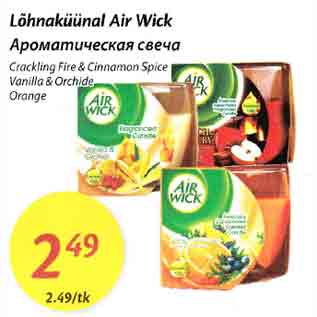 Allahindlus - Lõhnaküünal Air Wiсk