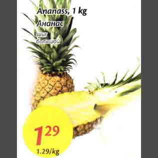 Allahindlus - Ananass, 1 kg