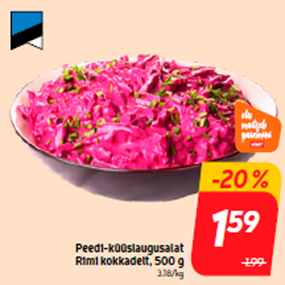 Allahindlus - Peedi-küüslaugusalat Rimi kokkadelt, 500 g