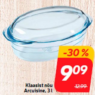 Allahindlus - Klaasist nõu Arcuisine, 3 l