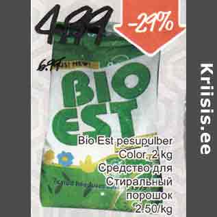 Allahindlus - Bio Est pesupulber Color, 2 kg