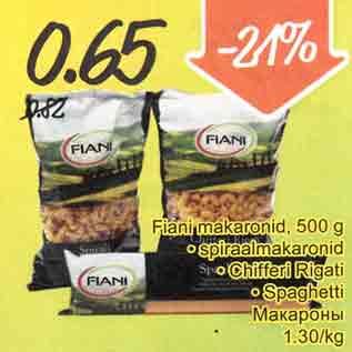 Allahindlus - Fiani makaronid, 500 g