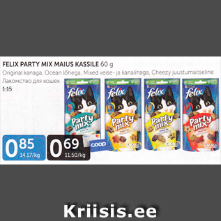 Allahindlus - FELIX PARTY MIX KASSILE 60 G