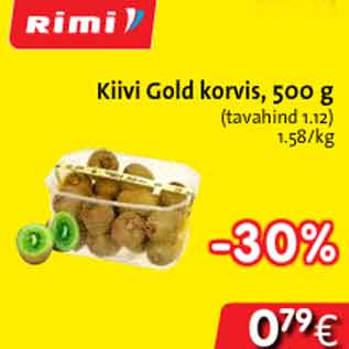 Allahindlus - Kiivi Gold korvis