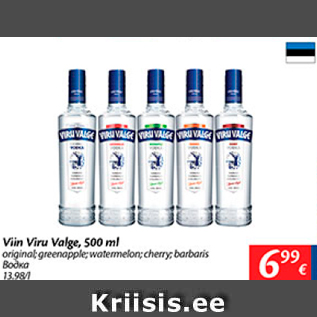 Allahindlus - Viin Viru Valge, 500 ml