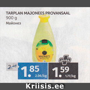 Allahindlus - TARPLAN MAJONEES PROVANSAAL 900 G