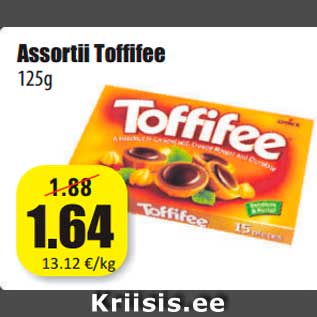 Allahindlus - Assortii Toffifee 125g