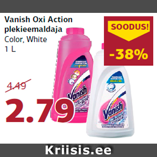 Allahindlus - Vanish Oxi Action plekieemaldaja