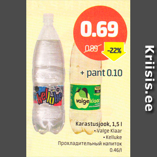 Allahindlus - Karastusjook, 1,5 L