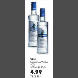 Allahindlus - Viin Saaremaa Vodka