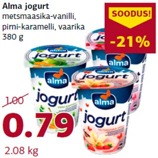 Allahindlus - Alma jogurt