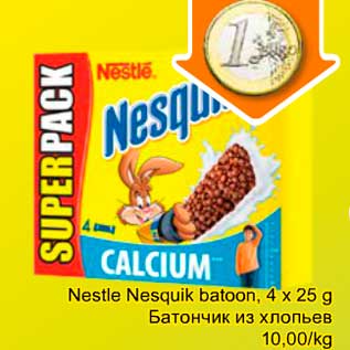 Allahindlus - Nestle Nesguik batoon