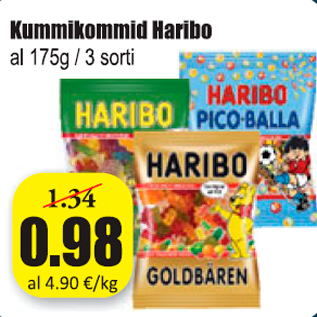 Allahindlus - Kummikommid Haribo