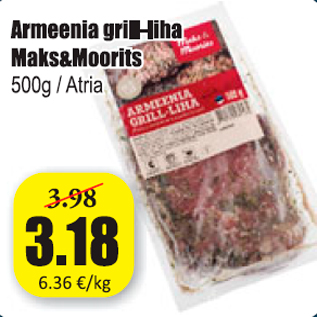 Allahindlus - Armeenia grill-liha Maks&Moorits