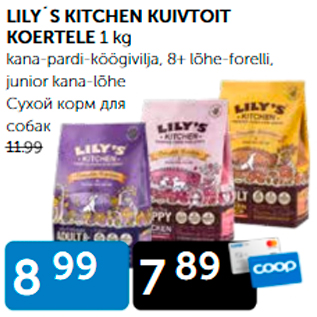 Allahindlus - LILY´S KITCHEN KUIVTOIT KOERTELE 1 kg