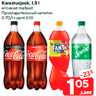 Allahindlus - Karastusjook, 1,5 l