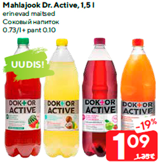 Allahindlus - Mahlajook Dr. Active, 1,5 l