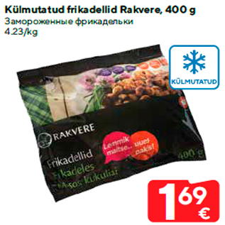 Allahindlus - Külmutatud frikadellid Rakvere, 400 g