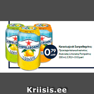 Allahindlus - Karastusjook Sanpellegrino