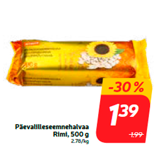 Allahindlus - Päevalilleseemnehalvaa Rimi, 500 g